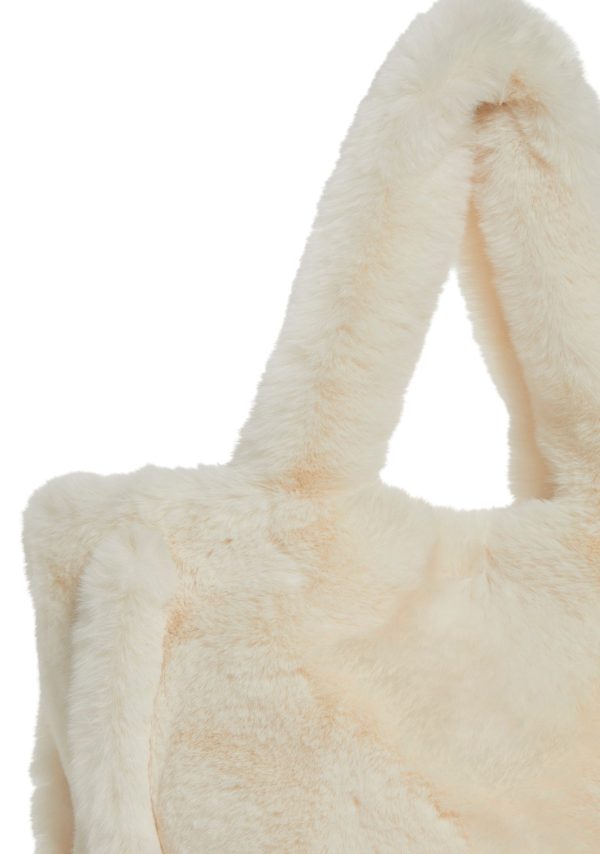 Cutie Pie Faux Fur Bag ?C White