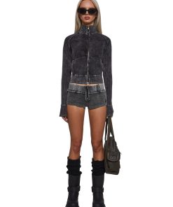 Alternative view of Ego Ribbed Knit Zip Up