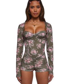 Beautiful Bloom Romper And Shrug Set