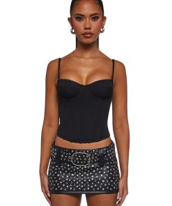 Adulting Buckle Corset Top