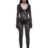 Floral Lace Catsuit