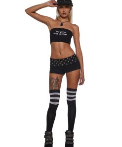 Alternative view of Aura Vibes Studded Mini Shorts