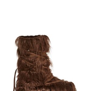 Warp Faux Fur Boots ?C Brown