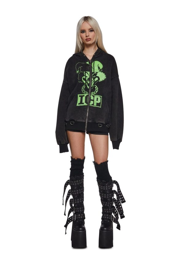 Glow In The Dark Juggla Washed Hoodie