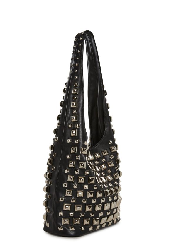 Drama First Studded Tote Bag