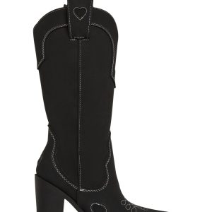 Basic Present Perfect Cowgirl Boots ??Black