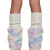 Cotton Candy Fuzzy Leg Warmers