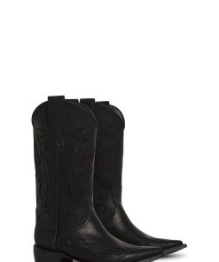 Alternative view of Femme Revolt Cowboy Boots - Black