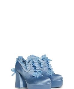 Bisou Baby Platform Heels - Blue