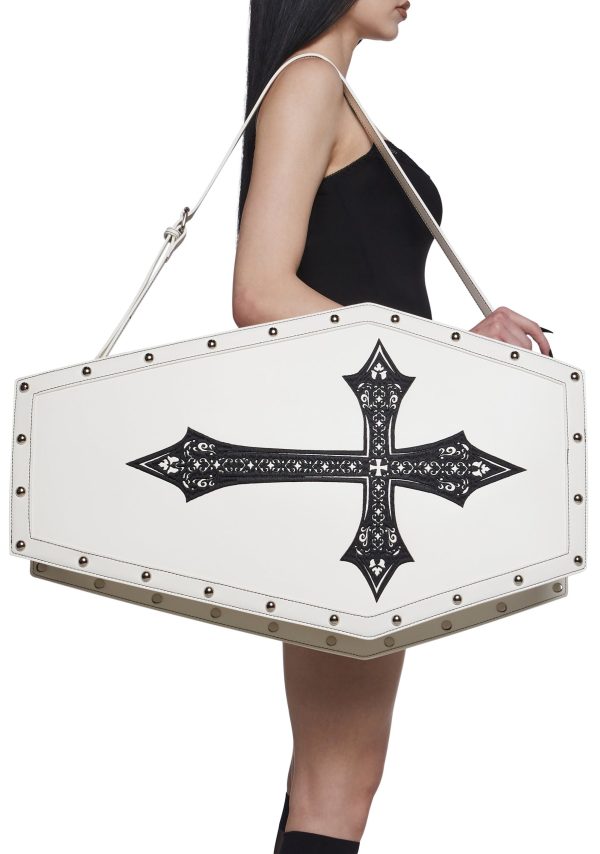 Dead Weight Coffin Weekender ?C White