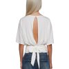 Charm Behavior Wrap Top ?C White
