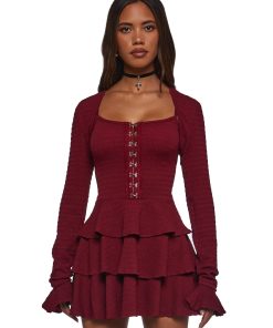 A Little Drama Mini Dress