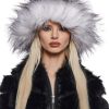 Flirty Fuzzy Bucket Hat ?C White