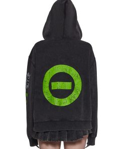 Black No.1 Washed Hoodie