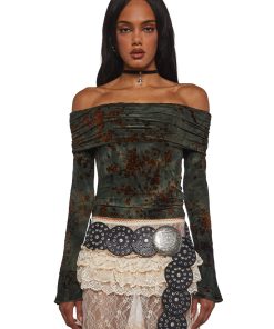 Unrivaled Charm Off The Shoulder Top