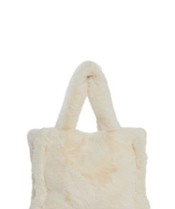 Cutie Pie Faux Fur Bag - White