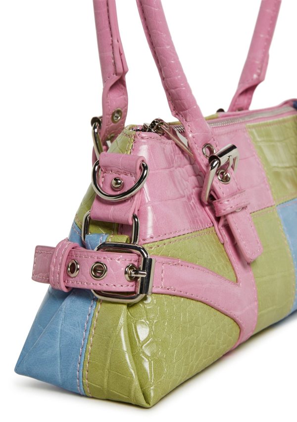 Gossip Date Patchwork Handbag