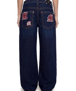 Alternative view of Bellanie Baggy Wide Leg - Indigo