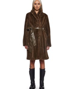 Signal Maxi Faux Fur Coat