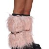 Cotton Candy Faux Fur Leg Warmers