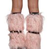 Cotton Candy Faux Fur Leg Warmers