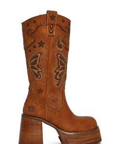 Butterfly Rodeo Western Boots - Copper