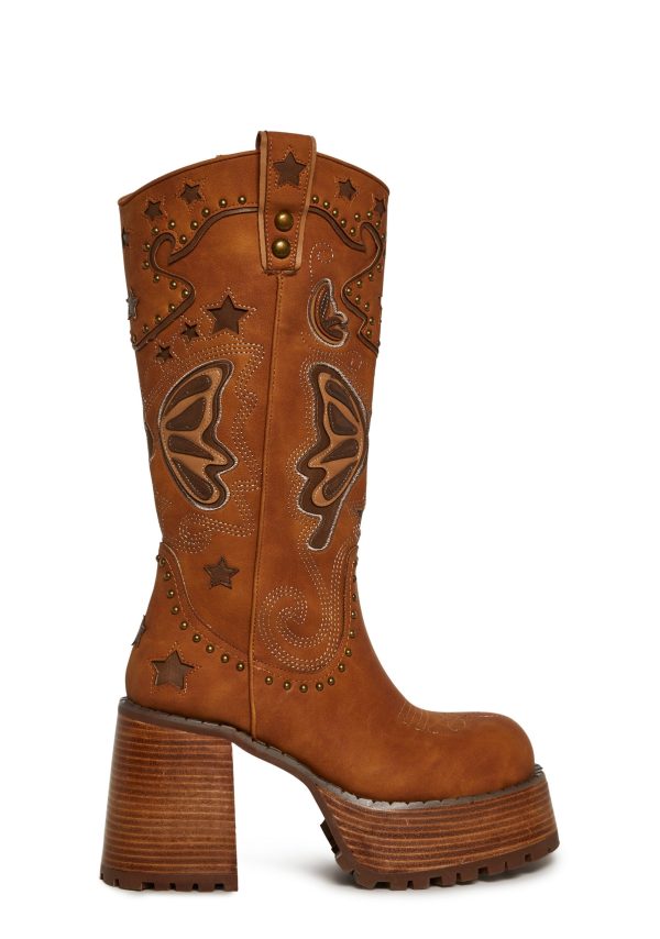 Butterfly Rodeo Western Boots ?C Copper