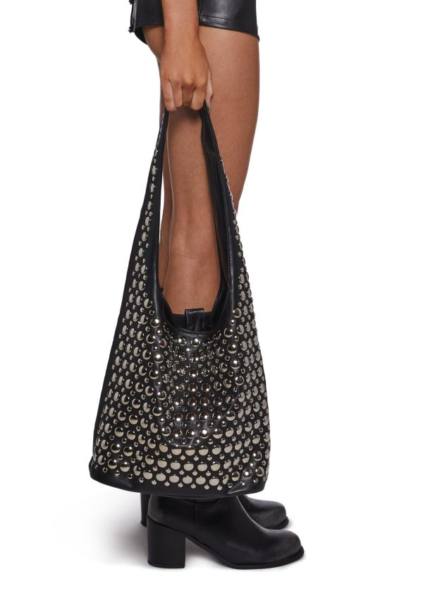 Mirror Images Tote Bag -Black