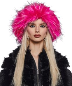 Flirty Fuzzy Bucket Hat - Pink