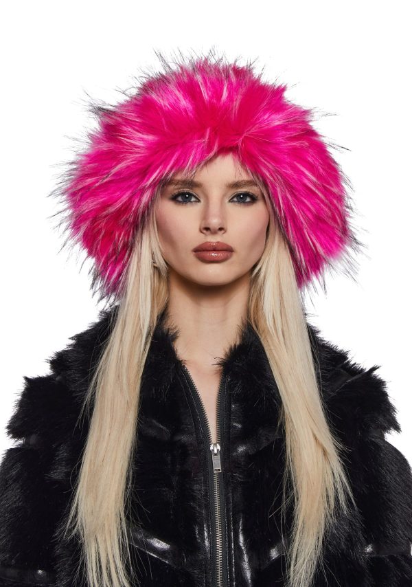 Flirty Fuzzy Bucket Hat ?C Pink