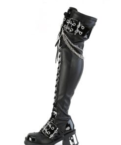 Alternative view of Bratty-304 Platform Over-The-Knee Boots