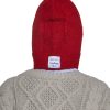 Fall Vibing Knit Hood ?C Red
