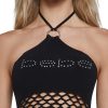 Fishnet Halter Top