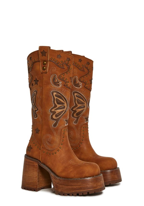 Butterfly Rodeo Western Boots ?C Copper