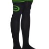 Creepy Green Light Thigh High Socks