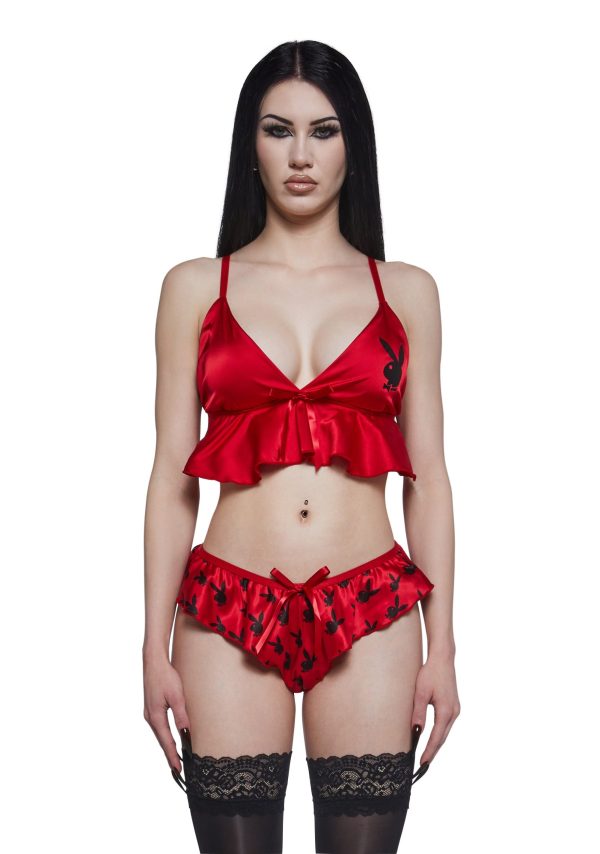 Flutter Bunny 2-Piece Lounge Set -Red