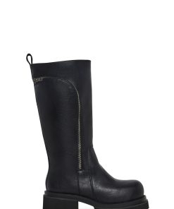 Small Town Girl Pocket Boots - Black