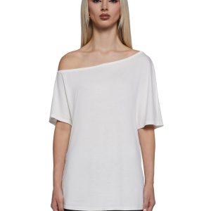 Flirting Over Oversized Tee ?C White