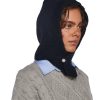 Fall Vibing Knit Hood ?C Black