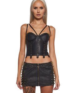 Signal Studded Corset Top