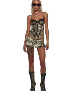 Alternative view of APX Camo Corset Top