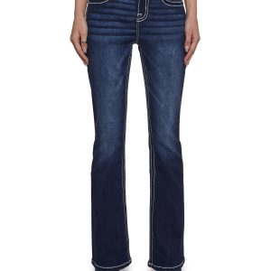 30" Mid Rise Boot Cut Jeans