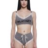 Comfy Bunny 2-Piece Cropped Cami Set -Gray