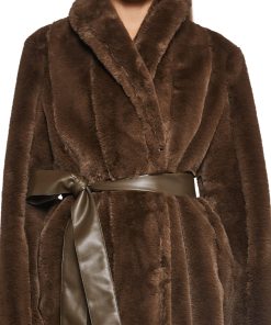 Alternative view of Signal Maxi Faux Fur Coat