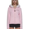 Faux Fur Trimmed Hoodie