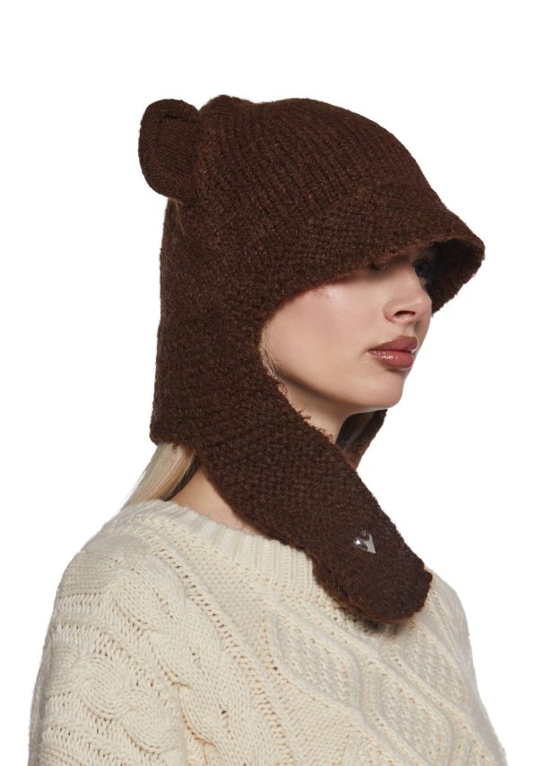 Beary Shy Hood Hat