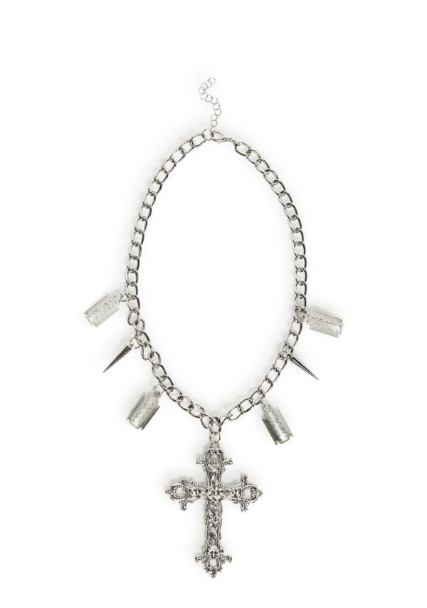 Goth Cross Necklace