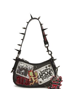 Halls Of Illusions Spiked Shoulder Bag