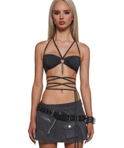 Outro Wrap Bra With Bullet Accent