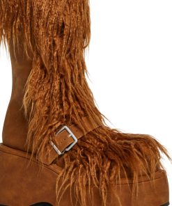Alternative view of For Good Faux Fur Boots - Brown